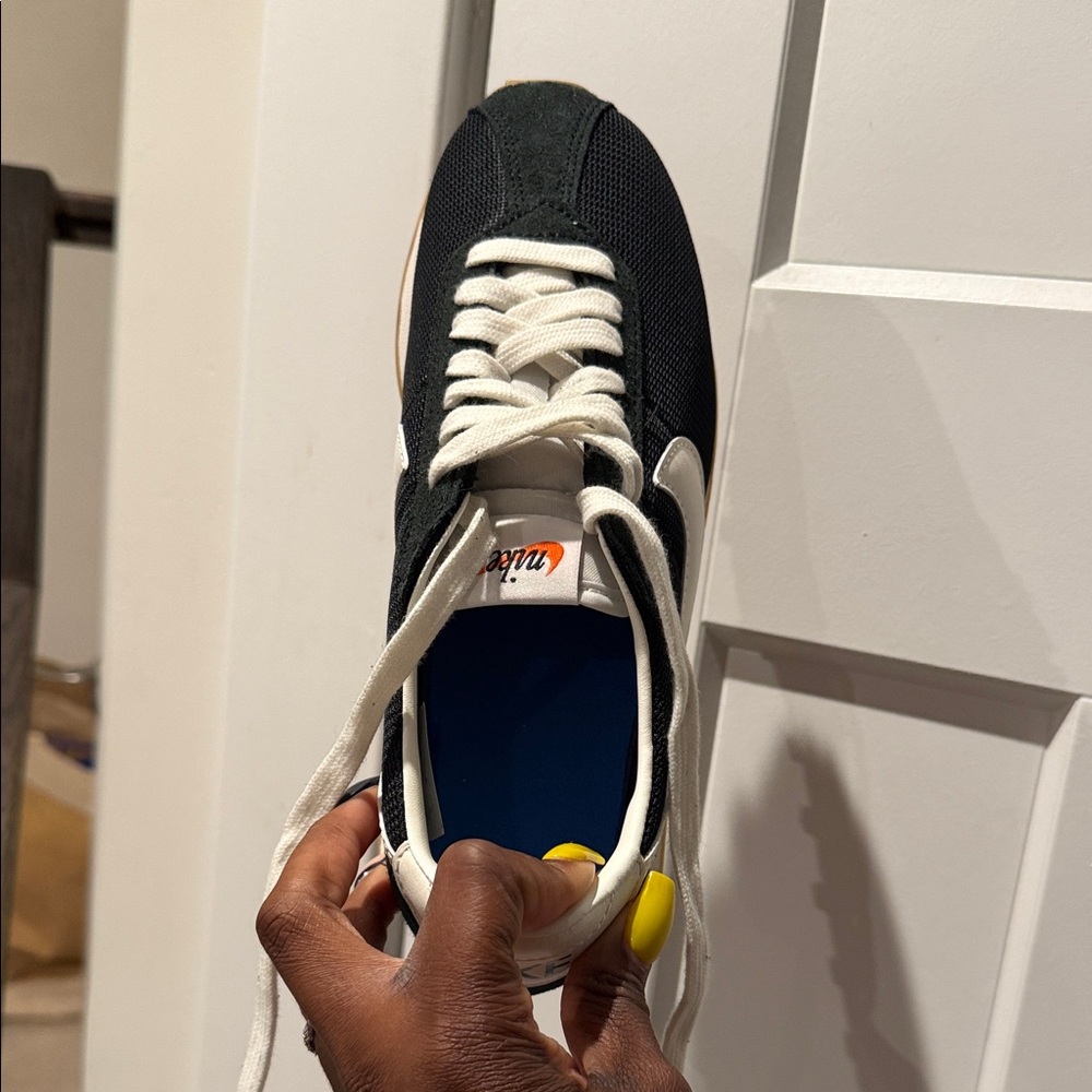 Women’s LD-1000 suede and leather-trimmed mesh sneakers - Picture 3 of 6